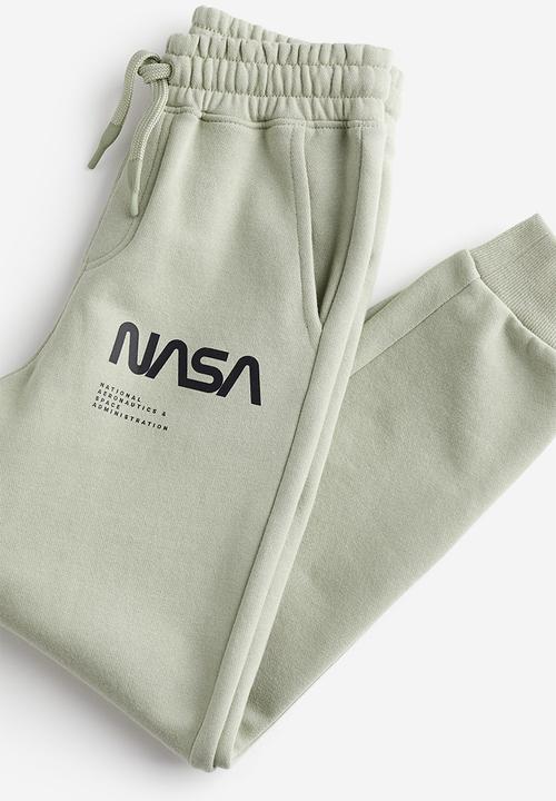 H&M - Print-motif joggers - green