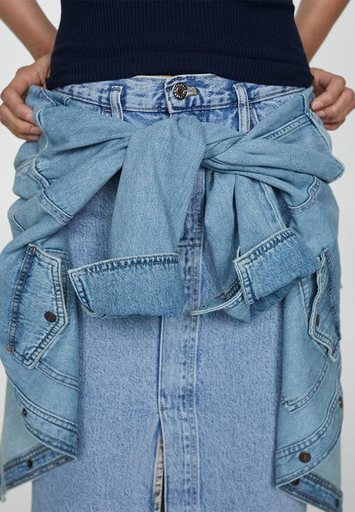 MANGO - Skirt Soleil - Open Blue