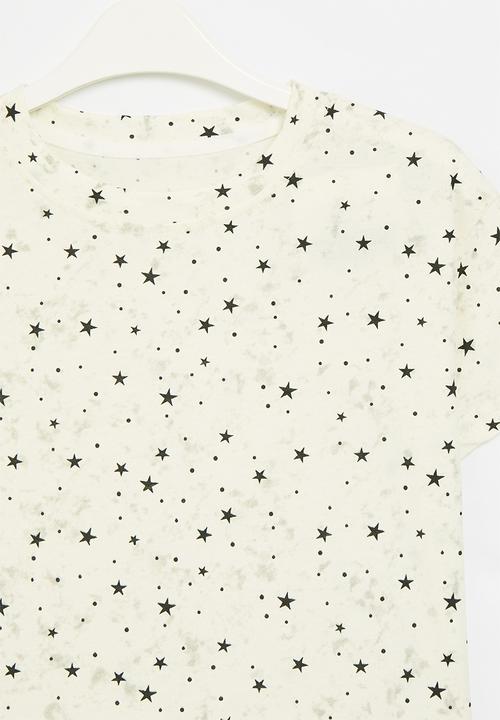 Pop Candy - Printed tee - black & white