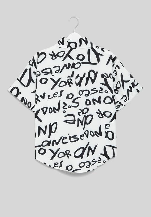 Pop Candy - Printed shirt - black & white