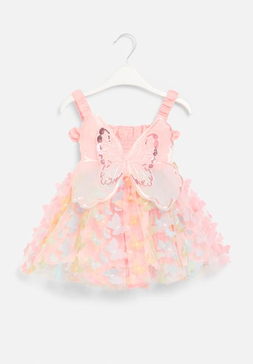 Pop Candy - Butterfly décor tulle dress - multi