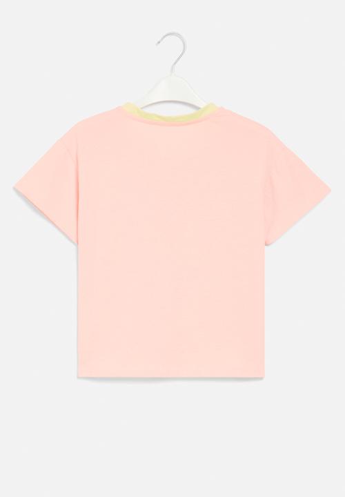 Pop Candy - Floral print tee - light pink