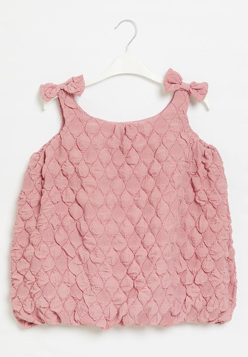 Pop Candy - Shoulder bowknot dress - pink