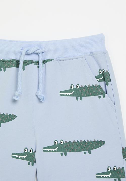 Pop Candy - Printed shorts - grey & green