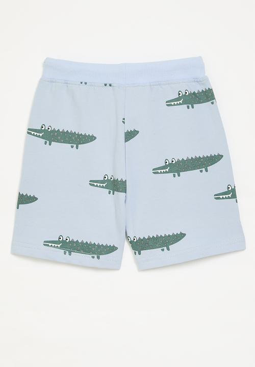 Pop Candy - Printed shorts - grey & green