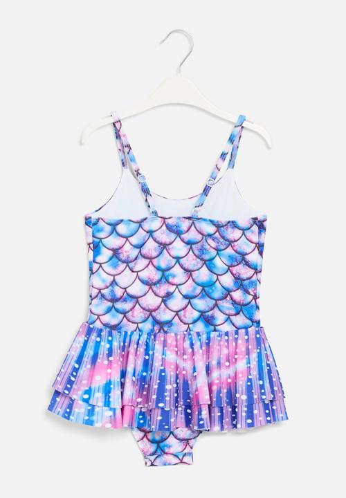 Pop Candy - Frilled swimsuit - purple