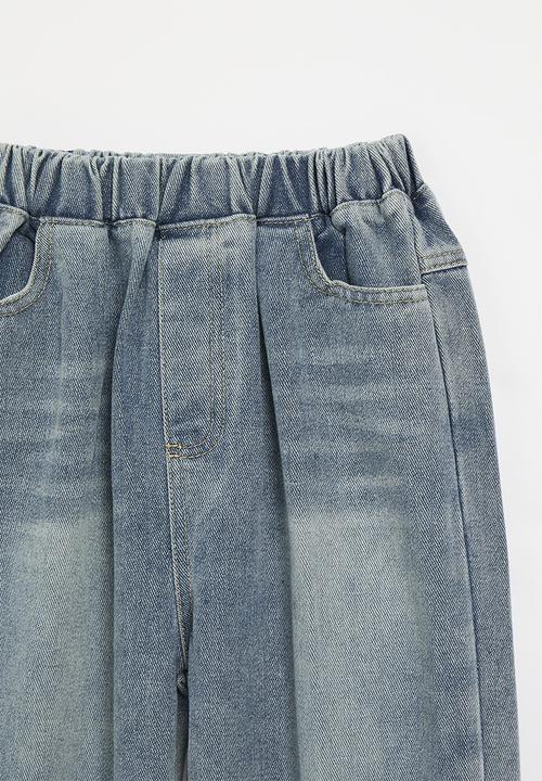 Pop Candy - Denim jogger - stone wash