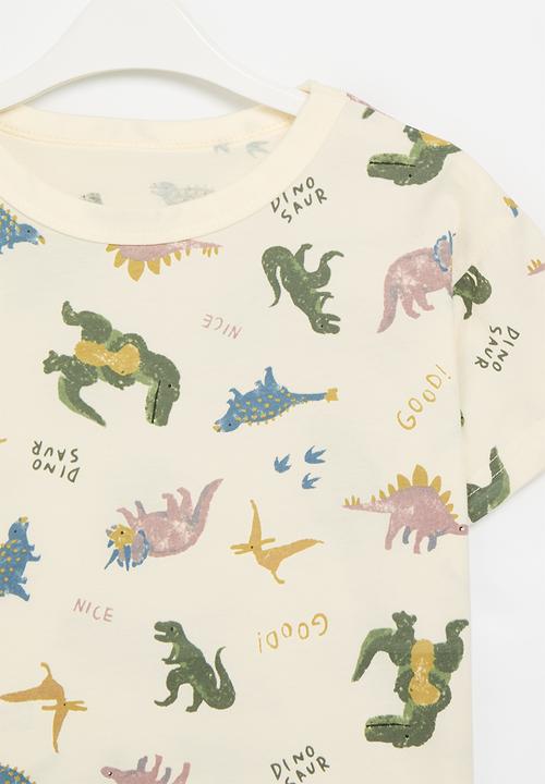 Pop Candy - Printed tee - ecru