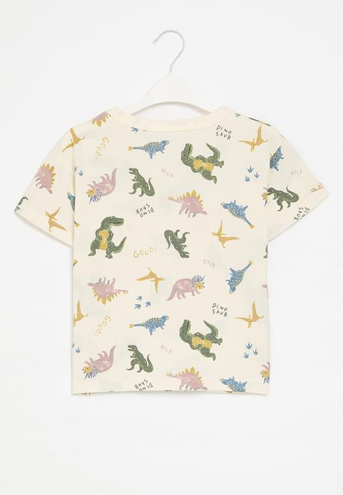 Pop Candy - Printed tee - ecru
