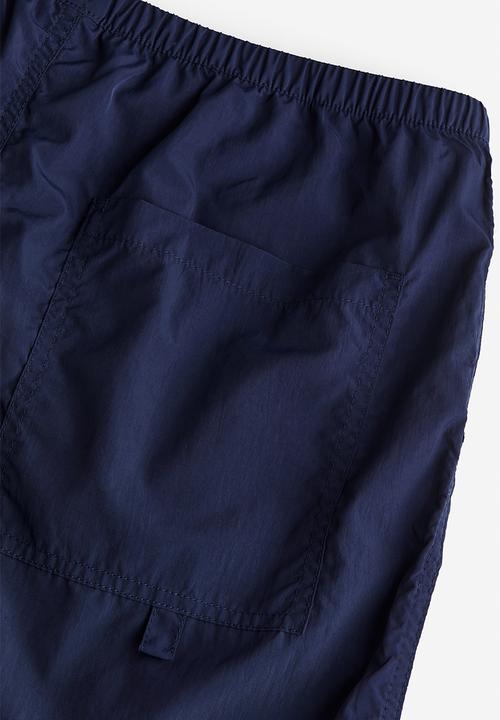 H&M - Nylon parachute trousers - navy blue