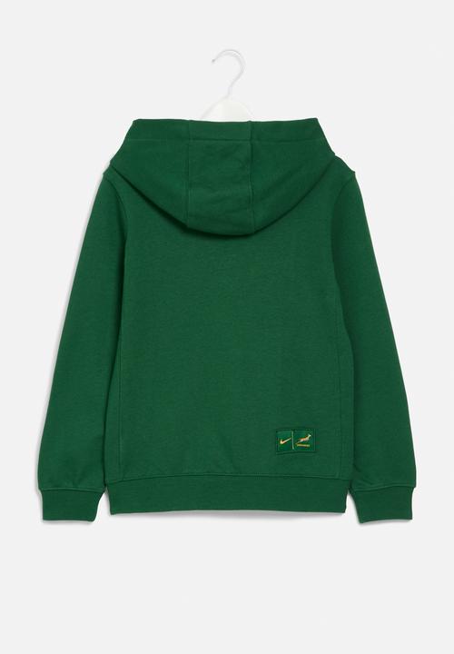 Nike - Springbok Y Nk Hoodie Po Ft - Gorge Green/University Gold