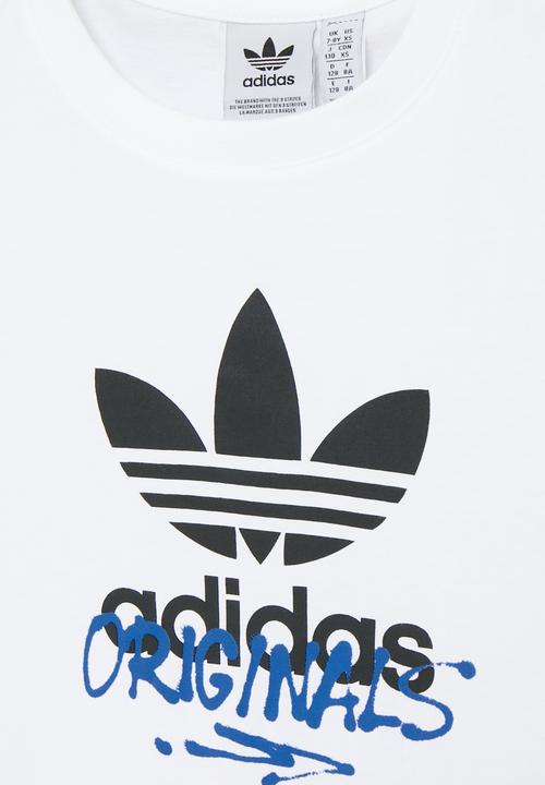 adidas Originals - Spray Tref Tee Y - White