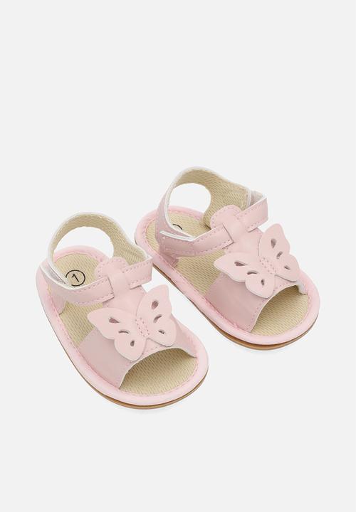 Pop Candy - Butterfly decor sandals-pink