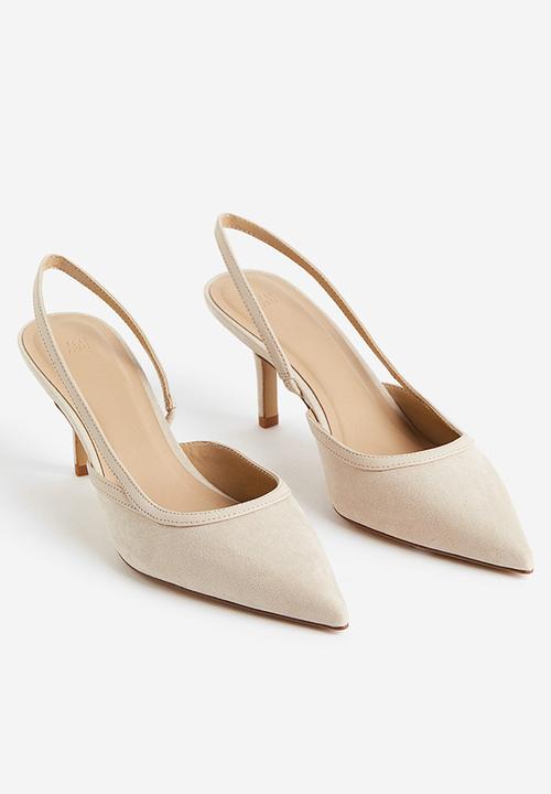 H&M - Slingback court shoes - light beige