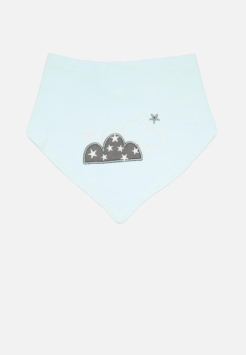 Pop Candy - 3 Piece printed bib set - blue