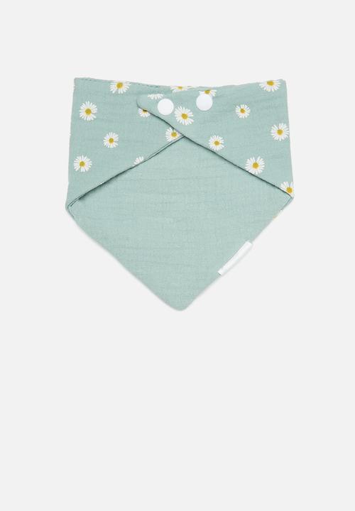 Pop Candy - Printed bib and hair band set - green