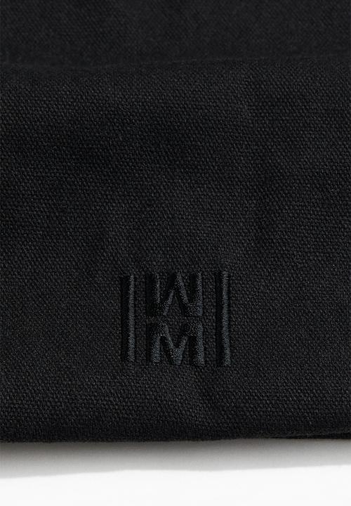H&M - Canvas shopper - black