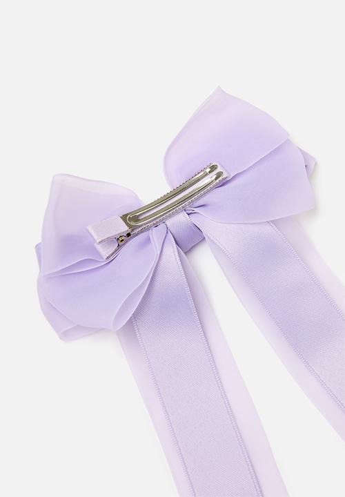 Pop Candy - Bowknot hair clip - purple