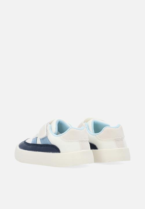 Pop Candy - Colour block sneakers-white & blue