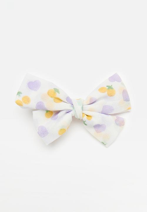 Pop Candy - Bowknot hair clips set - purple