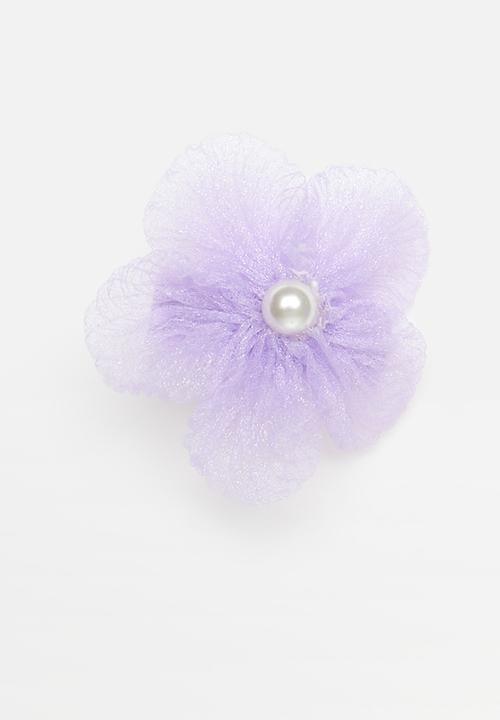 Pop Candy - Bowknot hair clips set - purple