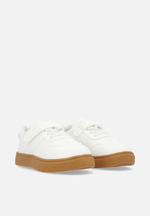 Pop Candy - velcro/lace up sneakers - white