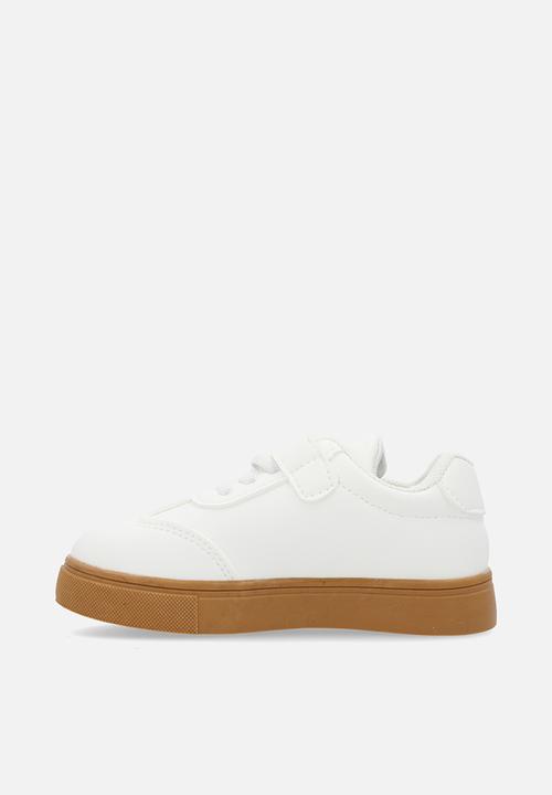 Pop Candy - velcro/lace up sneakers - white