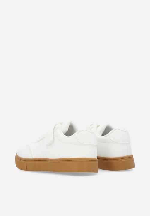 Pop Candy - velcro/lace up sneakers - white
