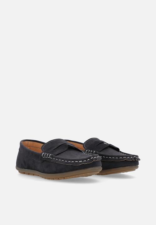 Pop Candy - Faux suede loafer - blue 