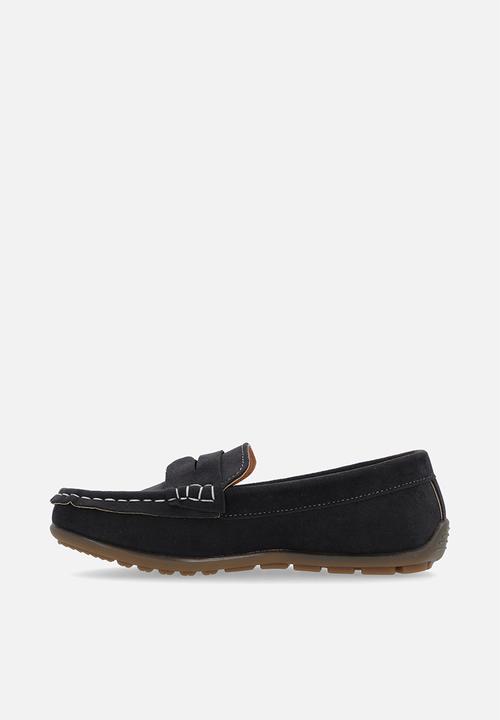 Pop Candy - Faux suede loafer - blue 