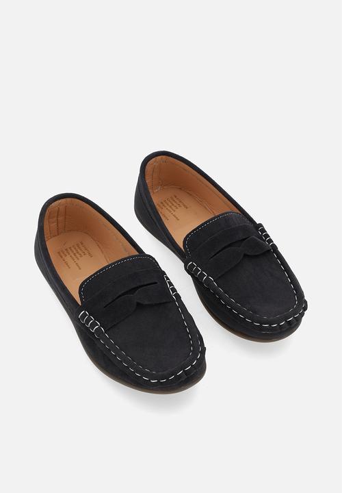 Pop Candy - Faux suede loafer - blue 