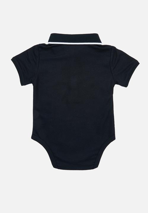 Pop Candy - Collared romper - navy