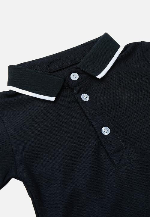 Pop Candy - Collared romper - navy