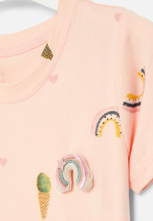 Pop Candy - Printed tee - pink