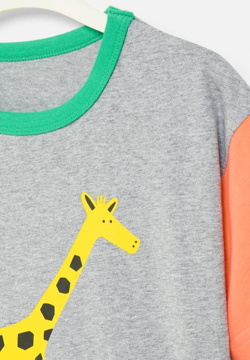 Pop Candy - Colour block tee - multi