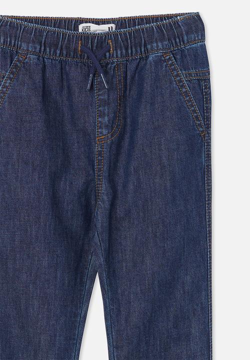 Cotton On - Will cuffed pant - sorrento dark blue