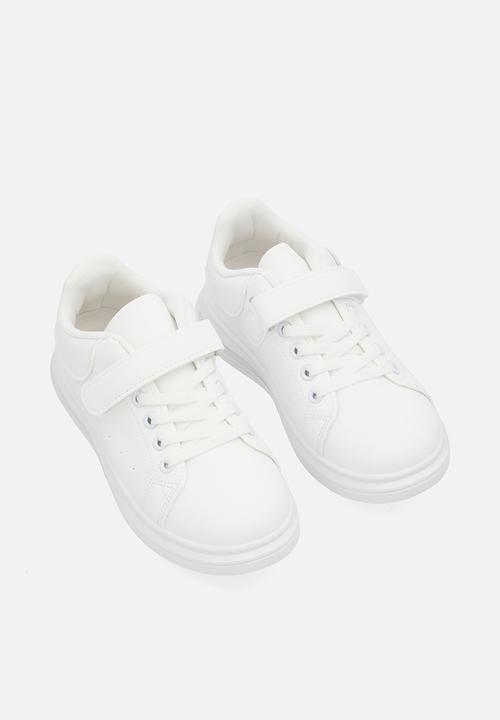 Pop Candy - Lace/velcro sneakersn - white