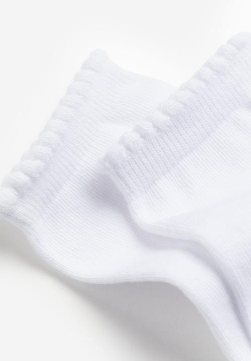 H&M - 5 pack socks - white