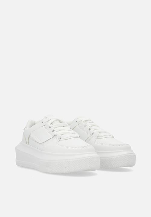 Pop Candy - Lace up sneakers - white
