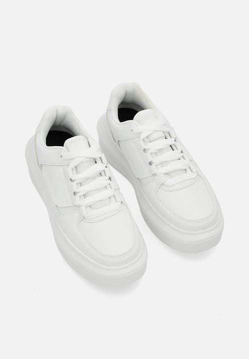 Pop Candy - Lace up sneakers - white