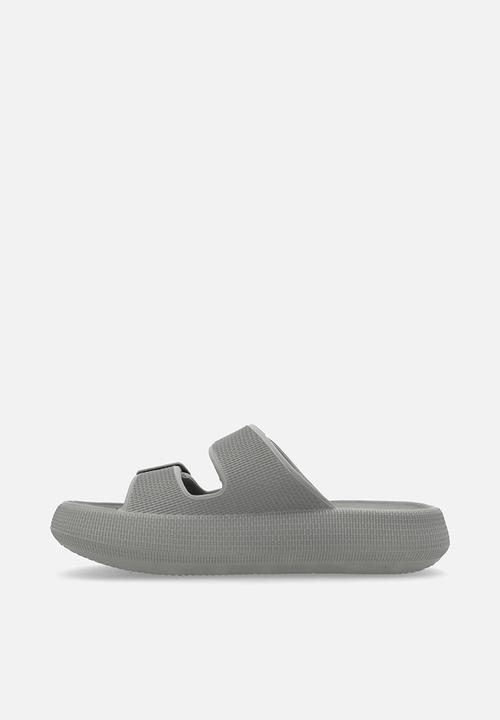 Pop Candy - Twin buckle slides - grey