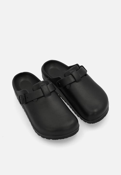 Pop Candy - buckle mule-black