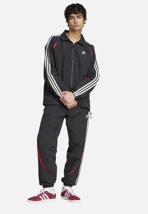 adidas Originals - Archive track top - black/better scarlet