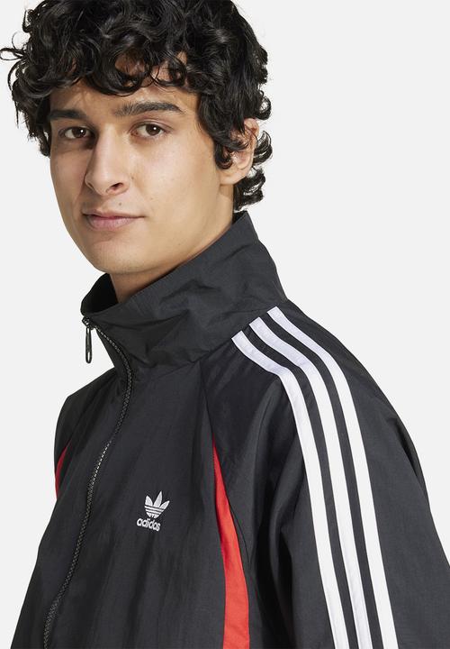 adidas Originals - Archive track top - black/better scarlet
