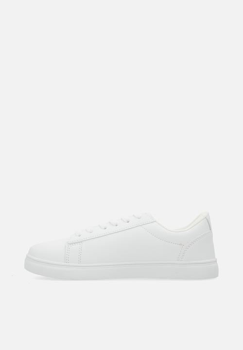 Pop Candy - Lace up sneakers - white