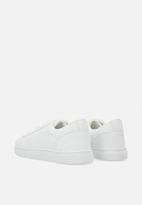 Pop Candy - Lace up sneakers - white