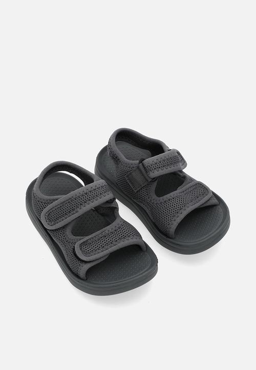 Pop Candy - Velcro twin strap sandals - blue