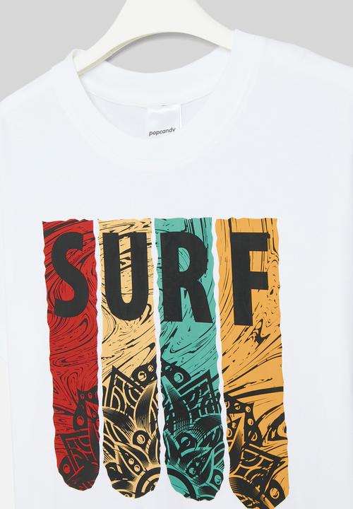 Pop Candy - Printed tee - white