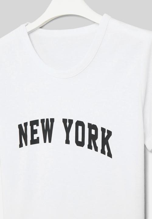 Pop Candy - New York tee - white