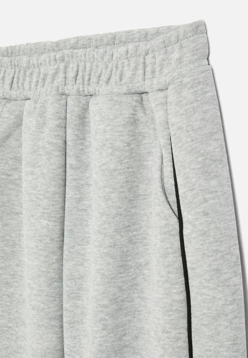 Pop Candy - Track pants - grey & white